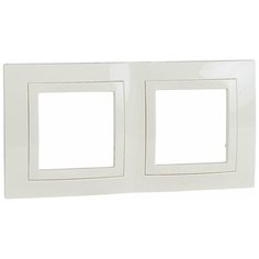 Рамка 2-Ая Schneider Electric Unica Крем MG2.004.25