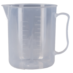 Мензурка, мерный стакан с ручкой и шкалой 250 мм полипропилен Добрый Жар