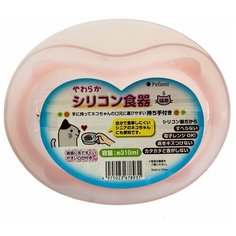 Силиконовая миска для кошек Japan Premium Pet. Размер S. Розовая