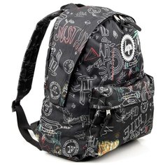 Женский текстильный рюкзак Hype ДТ 001 Черный Тинейджер