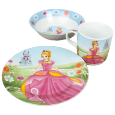 Набор детской посуды, Доляна, Волшебница, 3 предмета