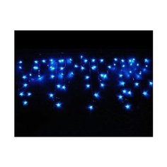 Гирлянда СОСУЛЬКИ 100 синих LED-ламп, 2х0.5+1.5 м, коннектор, прозрачный провод, уличная, SNOWHOUSE