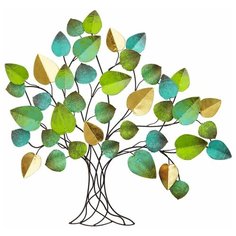 Настенное интерьерное украшение SUMMER TREE, металл, 83х72 см, Boltze
