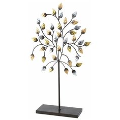 Декоративное дерево мелодии листвы, металл, 71 см, Boltze