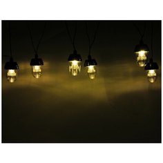 Гирлянда-проектор ТАНЕЦ СНЕЖИНОК, тёплых белых LED-ламп, проекция на 1.5 м2, 2.5+5 м, уличная, Kaemingk