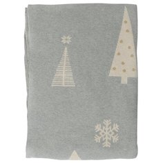 Плед Tkano с новогодним рисунком Christmas tree, New Year Essential, 130х180 см (TK20-TH0002)