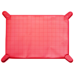 Силиконовый коврик-лоток Japan Premium Pet с бортиком для собачьих пелёнок, розовый. Средний. Размер: 44х31х1,5 см.