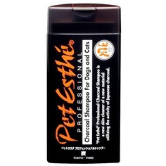 Проф. угольный шампунь Pet Esthe для собак и кошек, 400мл.