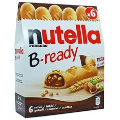 Хрустящие палочки Nutella B-Ready с шоколадной пастой 132 гр.