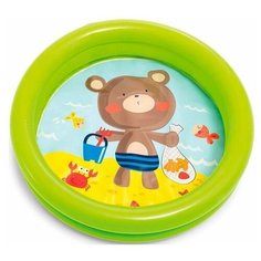 Надувной бассейн Первый, зеленый, 61х15 см, от 1 до 3 лет Bestway