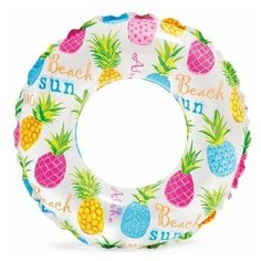 Надувной круг Ананасы, диаметр 51 см Intex