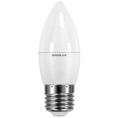 Лампочка Ergolux E27 7W 220V 3000K 665Lm LED-C35-7W-E27-3K 13297