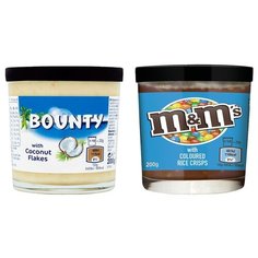 Набор шоколадных паст Bounty + M&Ms (2 шт. по 200 г.) Mars