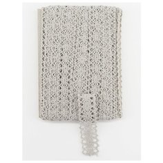 Тесьма вязаная 20 мм. (10 м.), TBY-6307-1, IDEAL, 22 серый лен