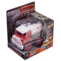 Конструктор ABtoys Городские службы. C-00433 Пожарная машина-цистерна с отверткой