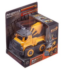 Конструктор ABtoys Городские службы C-00431 Бетономешалка с отверткой