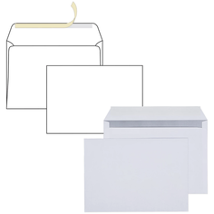 Конверты С4 (229х324 мм), отрывная лента, 90 г/м2, КОМПЛЕКТ 250 шт., внутренняя запечатка, С4.01С.250 Курт