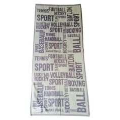 Речицкий текстиль Полотенце Sport-газетка банное 67х150 см серо-зеленый