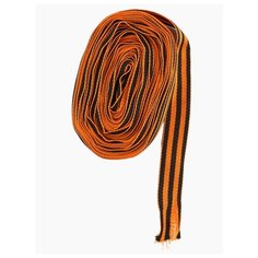 Лента георгиевская 24 мм. (19 м.), КК024Г100, IDEAL, черно-оранжевый