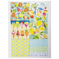 Салфетки для декупажа, 12 шт., SDD, Love2art, Набор №1217-04 Летняя вечеринка