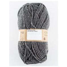 Пряжа "Сувенирная" 200г, 160м (1 моток)., ПЕХОРКА, 357-Меланж т.серый