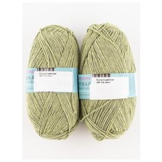 Пряжа "Мультицветная" 50г, 180м (2 мотка)., ПЕХОРКА, 494-Св.хаки