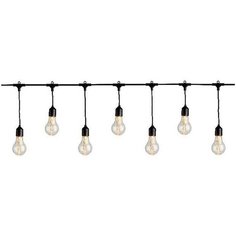 Гирлянда Kaemingk бахрома 950 см (490105), 20 ламп, теплый белый/черный провод