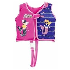 Жилет для плавания с пенопластовыми вставками, розовый, S/M, 1-3 лет , BestWay