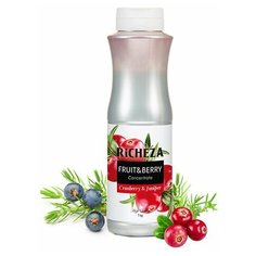 "Концентрат для напитков 1 кг, Клюква-Можжевельник" Richeza