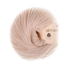 Пряжа Пехорка Детский каприз, 50 % мериносовая шерсть, 50 г, 225 м, 442 натуральный