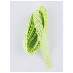 Лента для рукоделия, 11с2556, IDEAL, рис.6270К цв.255 ярко-салатовый