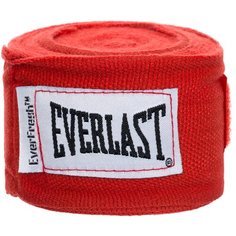 Кистевые бинты Everlast 4463 2,5 м красный