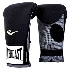 Снарядные перчатки Everlast Neoprene 4303 черный/серый S/M