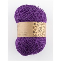 Пряжа "Аграмант" 100г, 360м (1 моток), ПЕХОРКА, 78-Фиолетовый