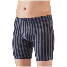 Lowry Трусы боксеры классической посадки, размер M, сине-серый