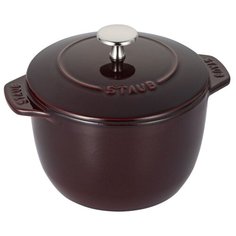 Кокот для риса чугунный 16 см, объем 1,5 л, цвет гранатовый, Staub, 11721687