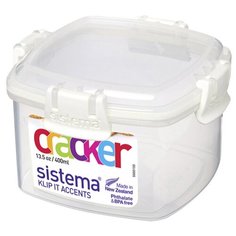 Контейнер для крекеров KLIP IT 11х11х7,4 см, материал пластик, мультиколор, Sistema, SI61331