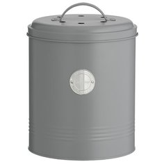 Контейнер для пищевых отходов Living, объем 2,5 л, материал углеродистая сталь, цвет серый, Typhoon, 1401.063V