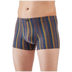 Lowry Трусы боксеры средней посадки, размер S, синий/горчичный