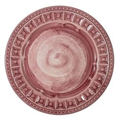 Тарелка закусочная Augusta, диаметр 22 см, цвет розовый, керамика, Matceramica, MC-F566300328D1531
