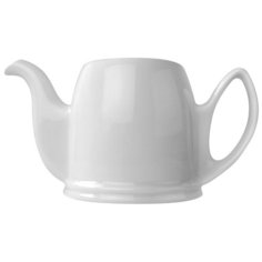 Чайник заварочный Salam White на 2 чашки без крышки объем 370 мл, фарфор, цвет белый, Guy Degrenne, 189946