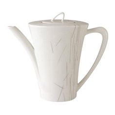 Кофейник с крышкой Boreal Swing объем 1400 мл, материал фарфор, цвет белый, Guy Degrenne, 155955