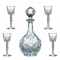 Набор для ликера из штофа и 4-х рюмок Palais, 54 мл, материал хрусталь, Nachtmann, 102968