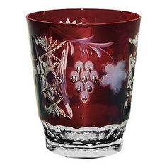 Стакан хрустальный низкий Grape 390 мл, цвет темно-бордовый, Ajka Crystal, 1/darkruby/64580/51380/48359