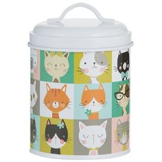 Емкость для хранения корма для кошек Pawtrait 1 л, сталь, цвет разноцветный, Mason Cash, 2030.478