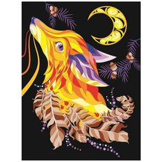 Набор для творчества LORI Картина по номерам "Лиса"