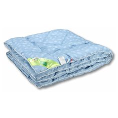 Одеяло АльВиТек Лебяжка 110х140 см голубой