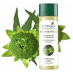Bio Bhringraj Therapeutic Oil For Falling Hair, Biotique (Брингарадж лечебное масло против выпадения волос, Биотик), 120 мл.