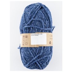 Пряжа "Сувенирная" 200г, 160м (1 моток)., ПЕХОРКА, 1020-Синий меланж