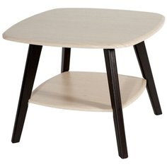 Столик журнальный Калифорния мебель Хадсон, ДхШ: 65 х 65 см, венге/дуб